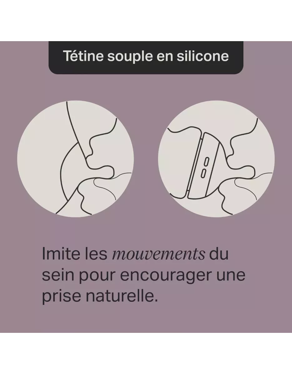 Lot de 2 biberons anti-colique Natural Start 260ml - Tommee Tippee