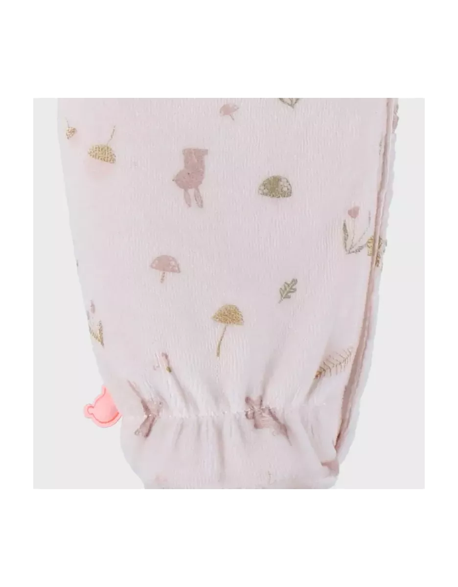 Pyjama bébé velours - volants automne - Noukie's