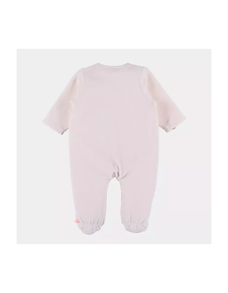 Pyjama bébé velours - lapin rose - Noukie's