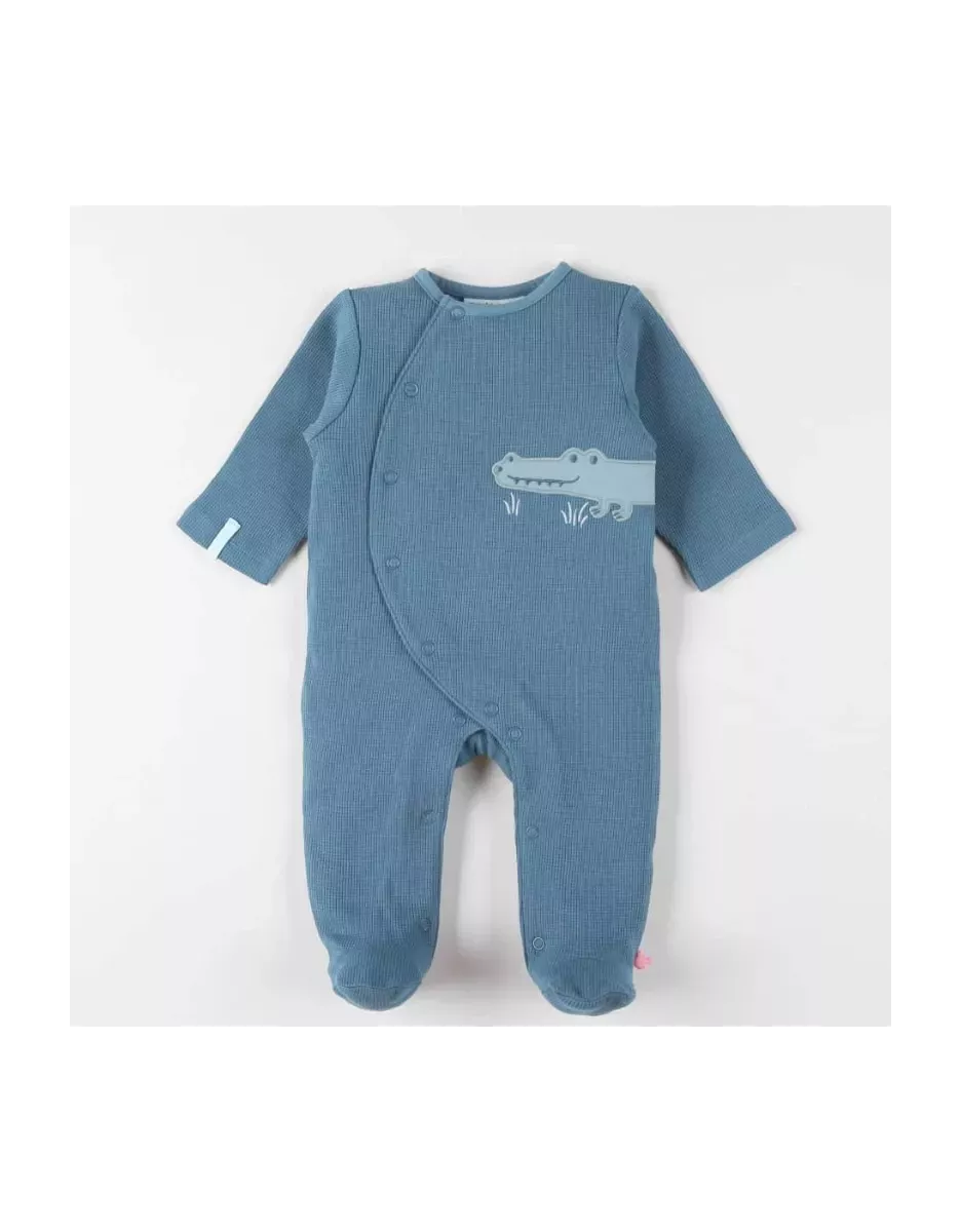 Pyjama bébé jersey gaufré - crocodile - Noukie's