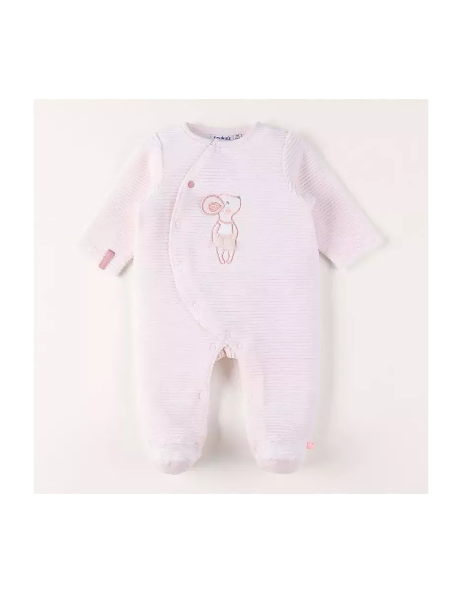 Pyjama bébé velours côtelé - souris - Noukie's