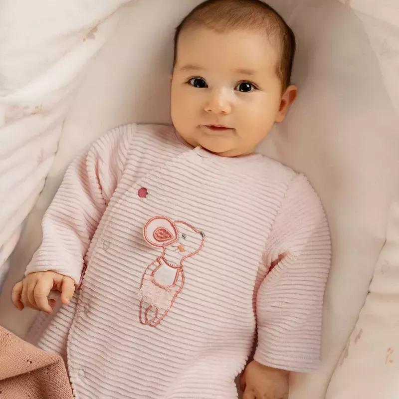 Pyjama bébé velours côtelé - souris - Noukie's