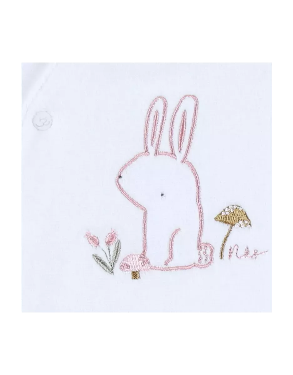 Pyjama bébé velours - lapin blanc - Noukie's