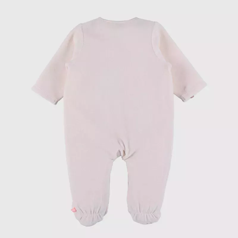 Pyjama bébé velours - lapin rose - Noukie's