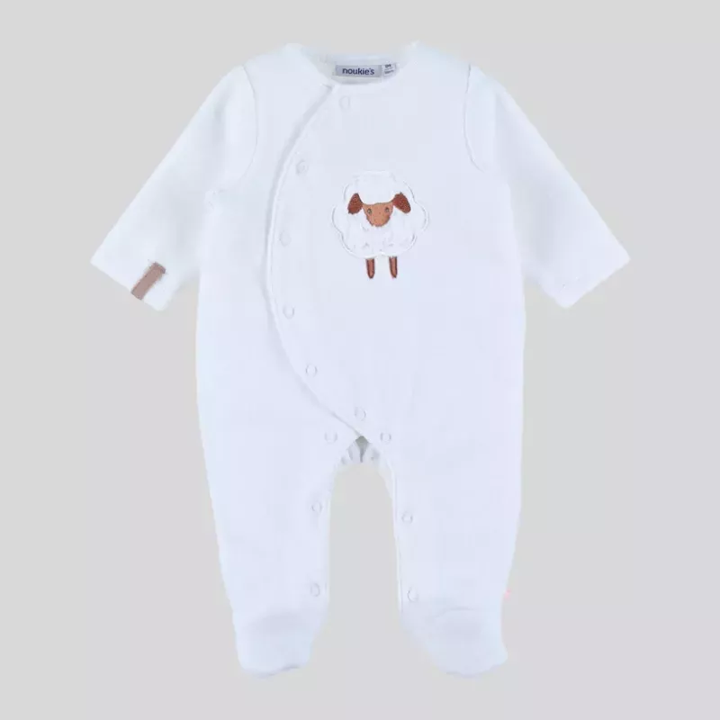 Pyjama bébé velours - mouton - Noukie's