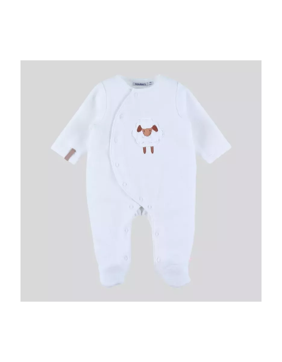 Pyjama bébé velours - mouton - Noukie's