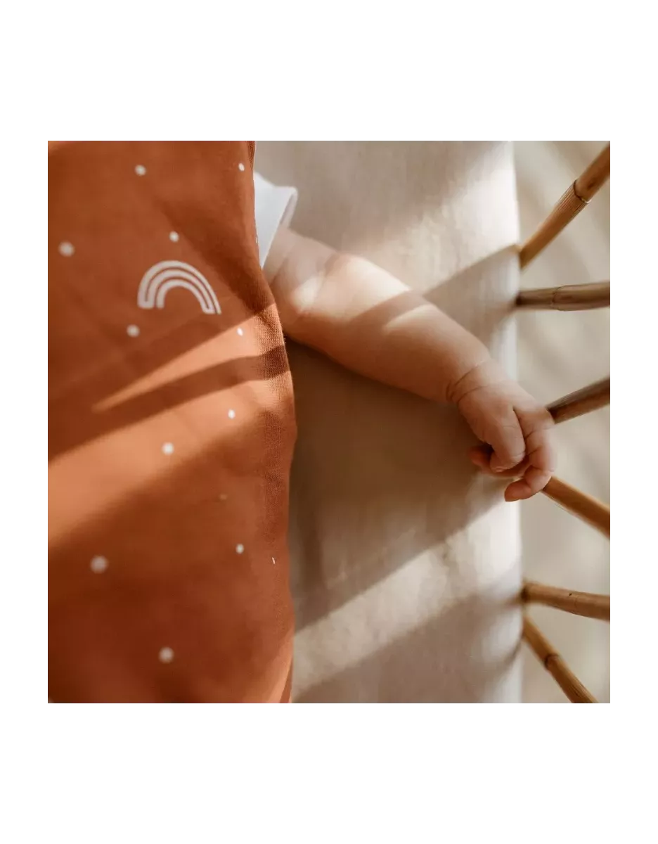 Gigoteuse réversible et évolutive bébé 4 saisons - Terracotta coeur - Les Petites Billes