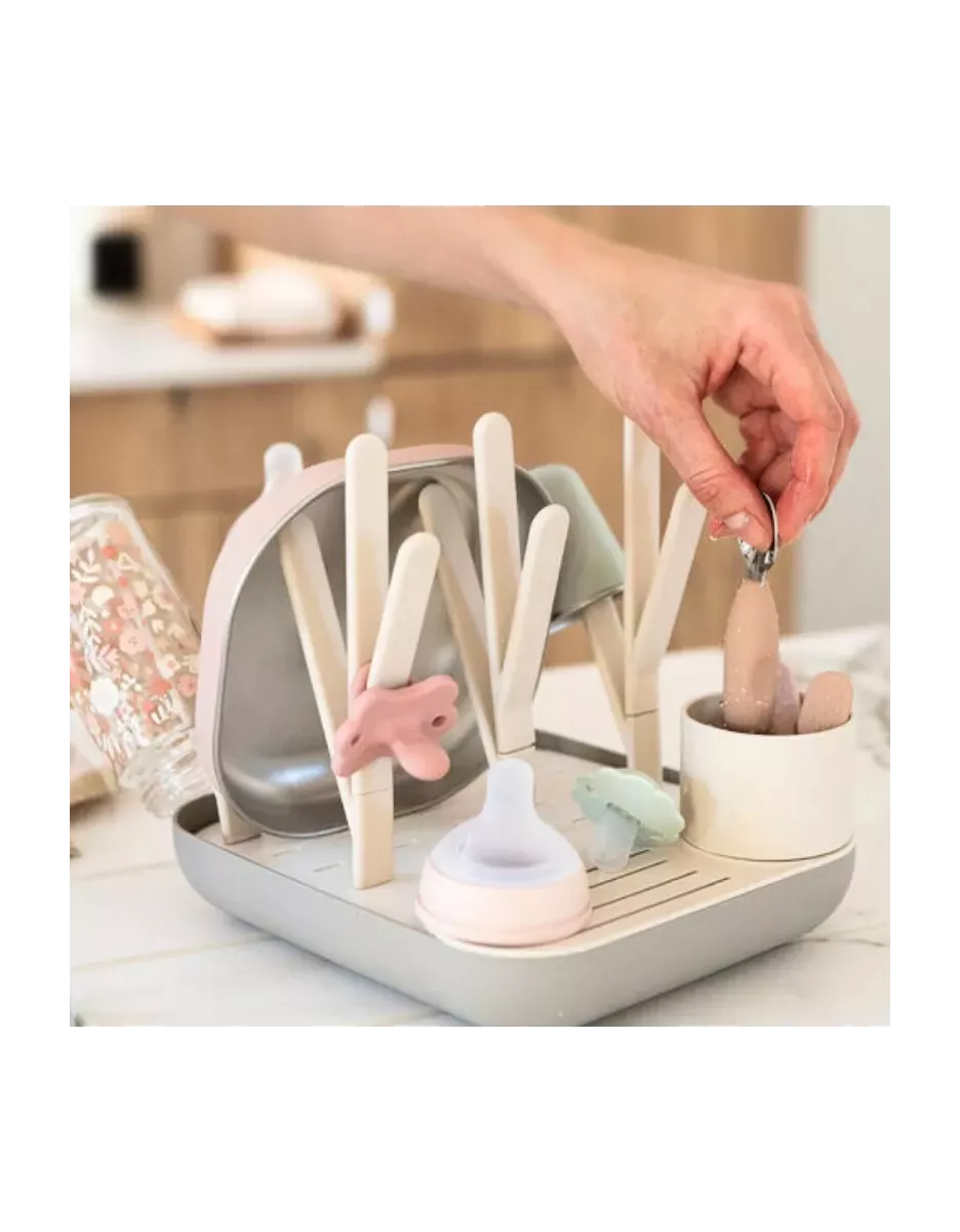 Égoutte-biberons Fôret - Argile/Gazelle - Béaba