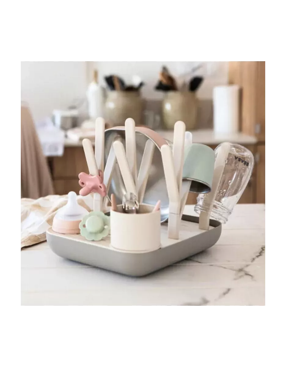 Égoutte-biberons Fôret - Argile/Gazelle - Béaba