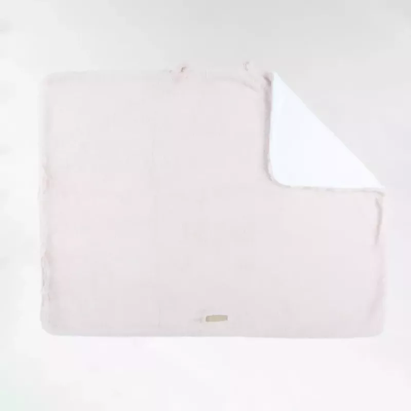 Couverture bébé en fausse fourrure Groloudoux® 75x100 cm - Sable - Noukie's