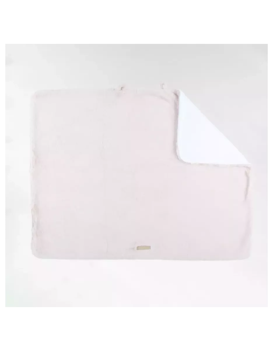 Couverture bébé en fausse fourrure Groloudoux® 75x100 cm - Sable - Noukie's