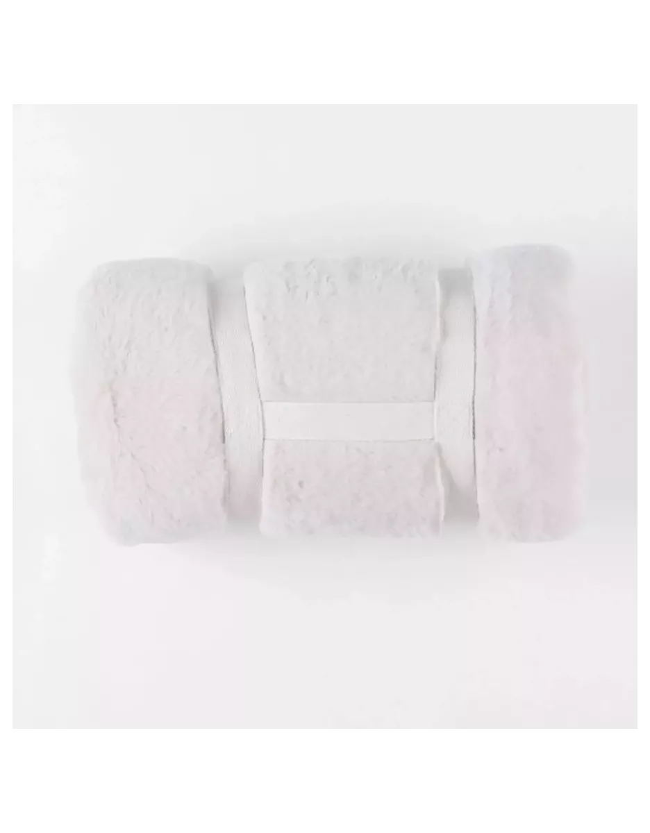 Couverture bébé en fausse fourrure Groloudoux® 75x100 cm - Sable - Noukie's