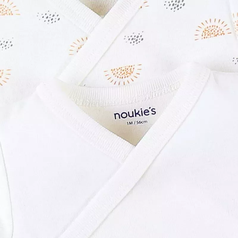 Lot de 2 bodies bébé manches longues jersey bio - Africa - Noukie's