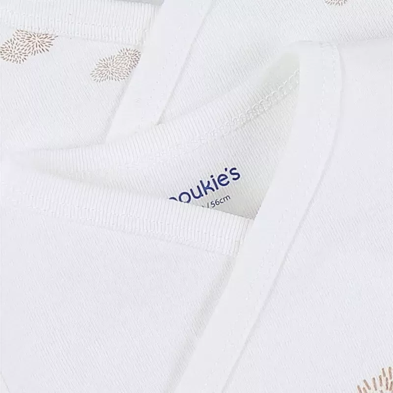 Lot de 2 bodies bébé manches longues jersey - mouton et nuages - Noukie's