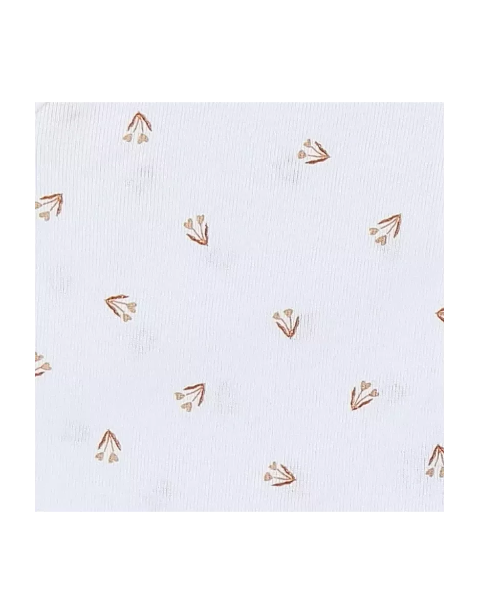 Lot de 2 bodies bébé manches longues jersey - fleurs petits cœurs - Noukie's