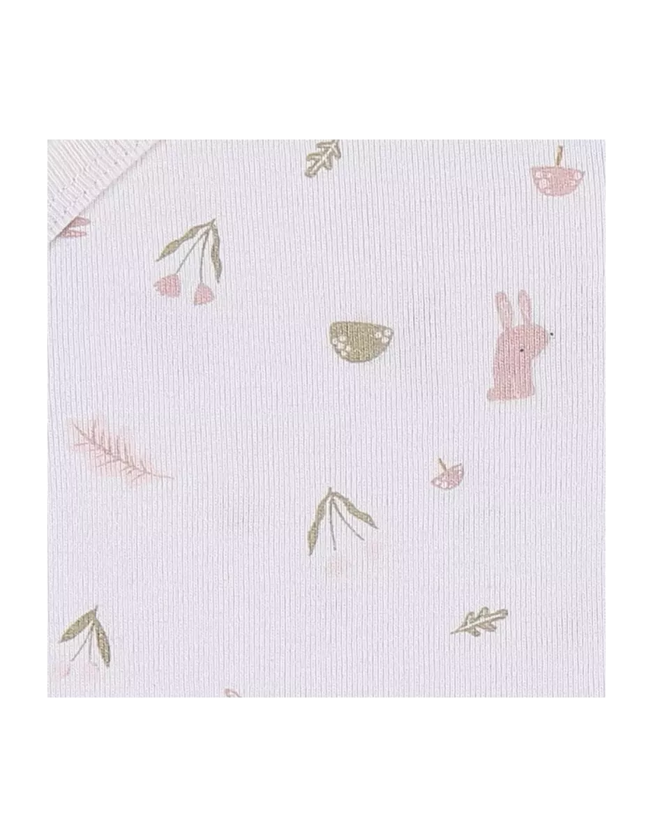 Lot de 2 bodies bébé manches longues jersey - lapin - Noukie's