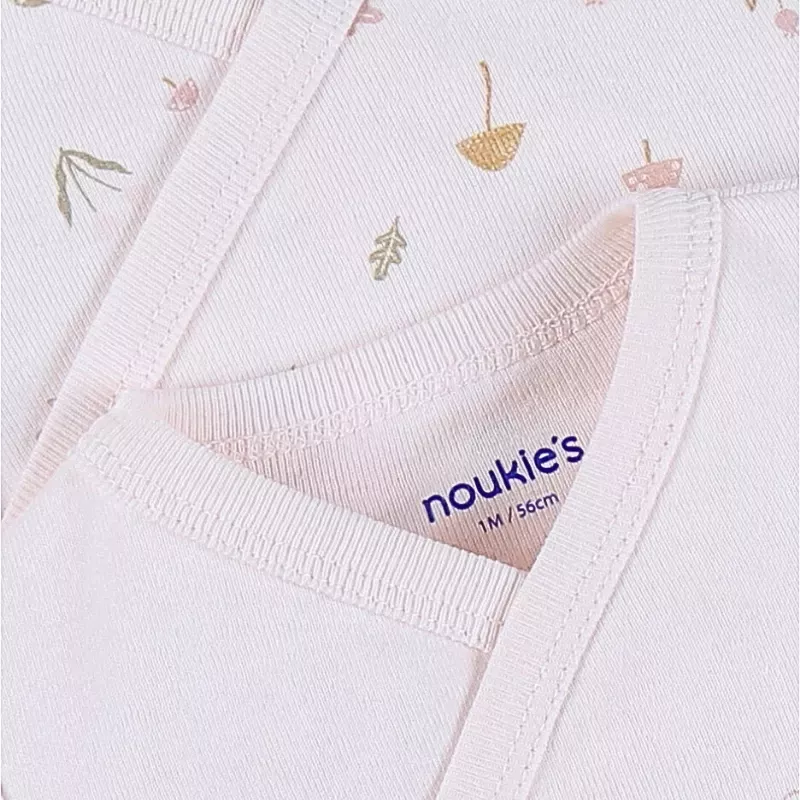 Lot de 2 bodies bébé manches longues jersey - lapin - Noukie's