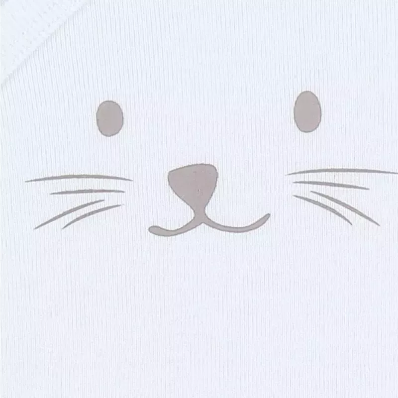 Lot de 2 bodies bébé manches longues jersey - phoques - Noukie's