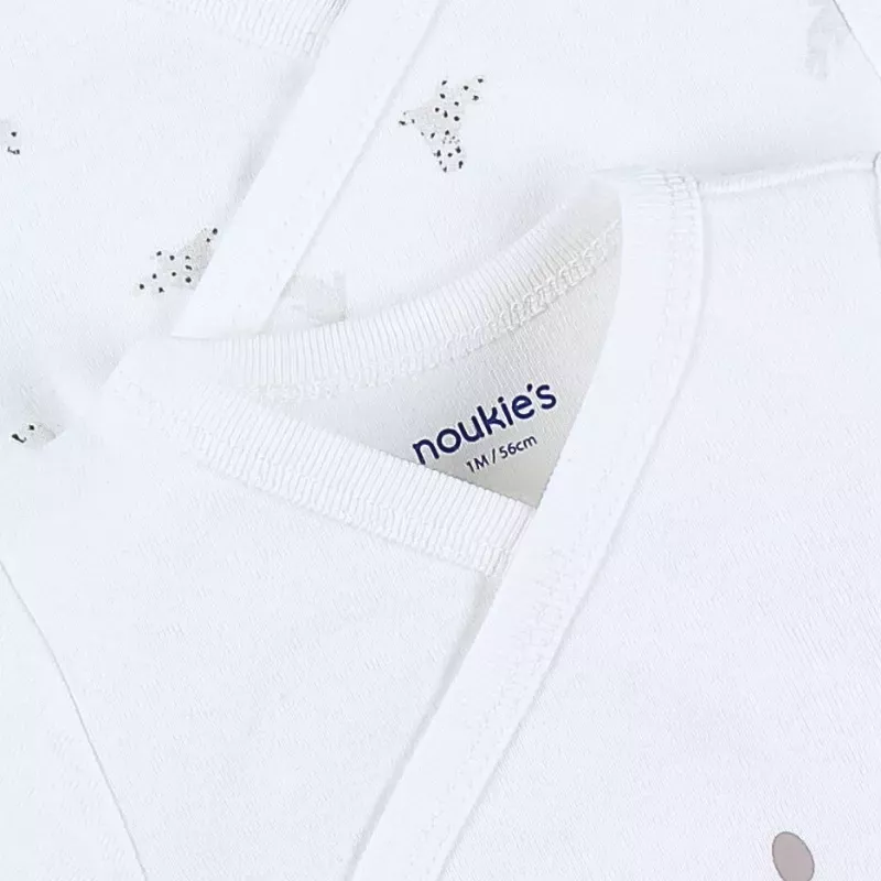 Lot de 2 bodies bébé manches longues jersey - phoques - Noukie's