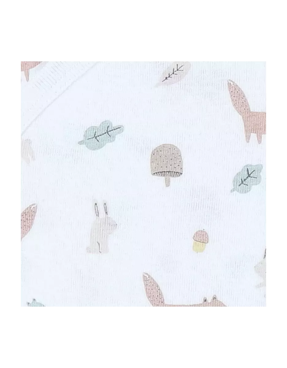 Lot de 2 bodies bébé manches longues jersey - fôret - Noukie's