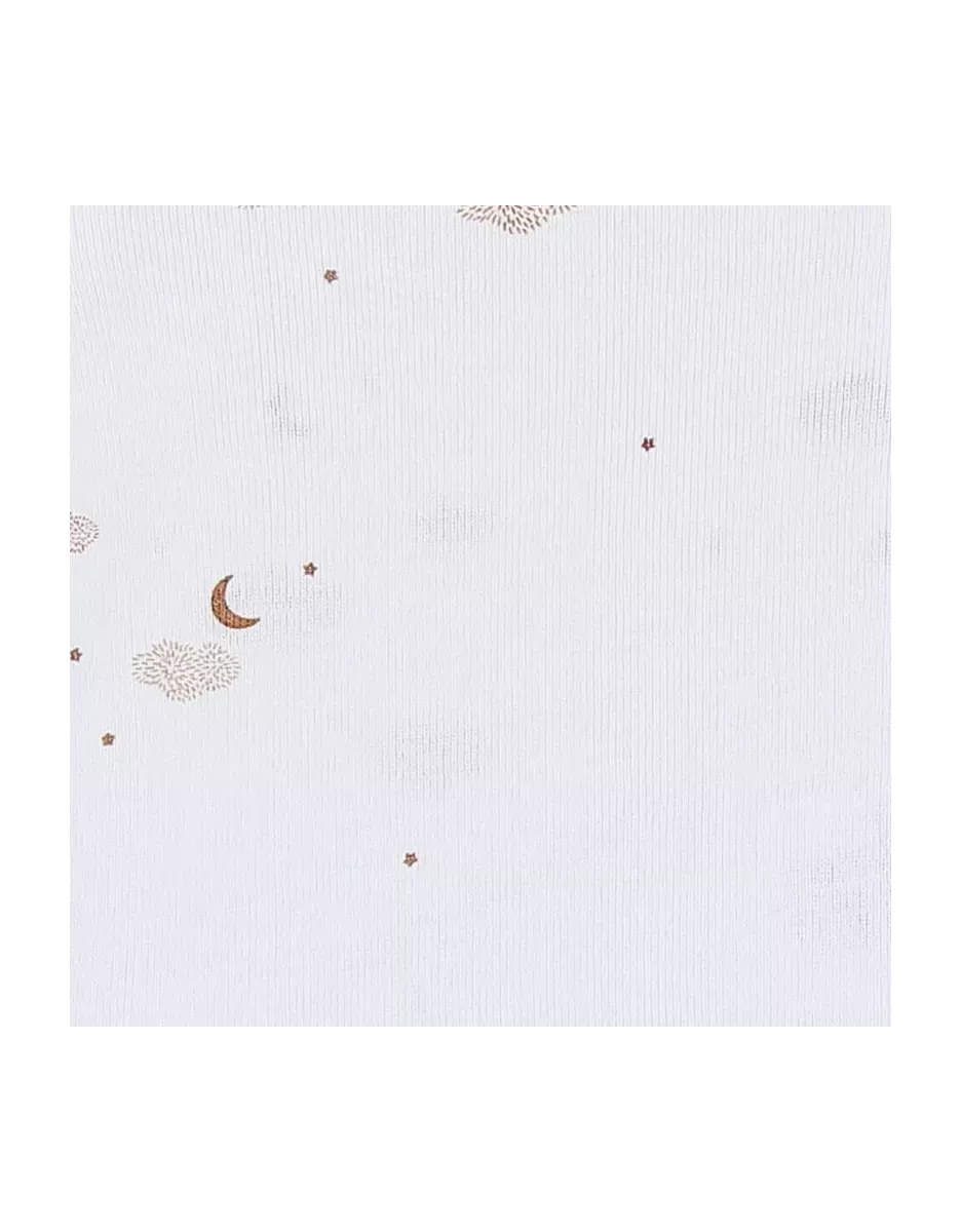 Lot de 2 bodies bébé manches longues jersey - mouton et nuages - Noukie's