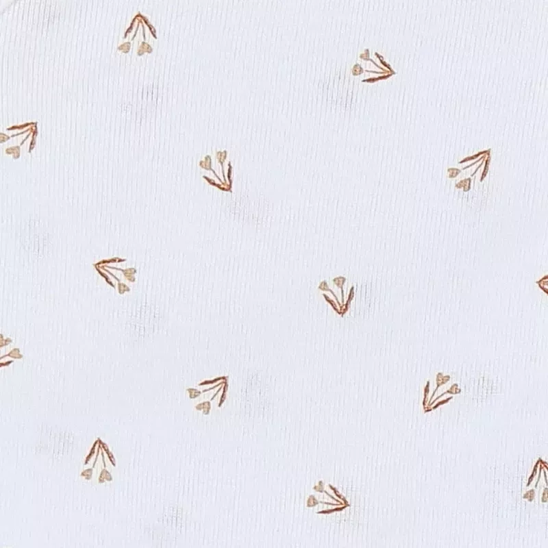 Lot de 2 bodies bébé manches longues jersey - fleurs petits cœurs - Noukie's