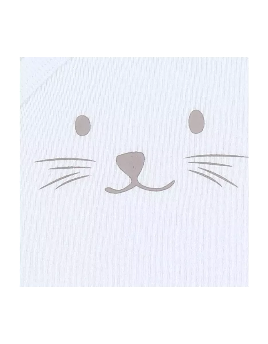 Lot de 2 bodies bébé manches longues jersey - phoques - Noukie's