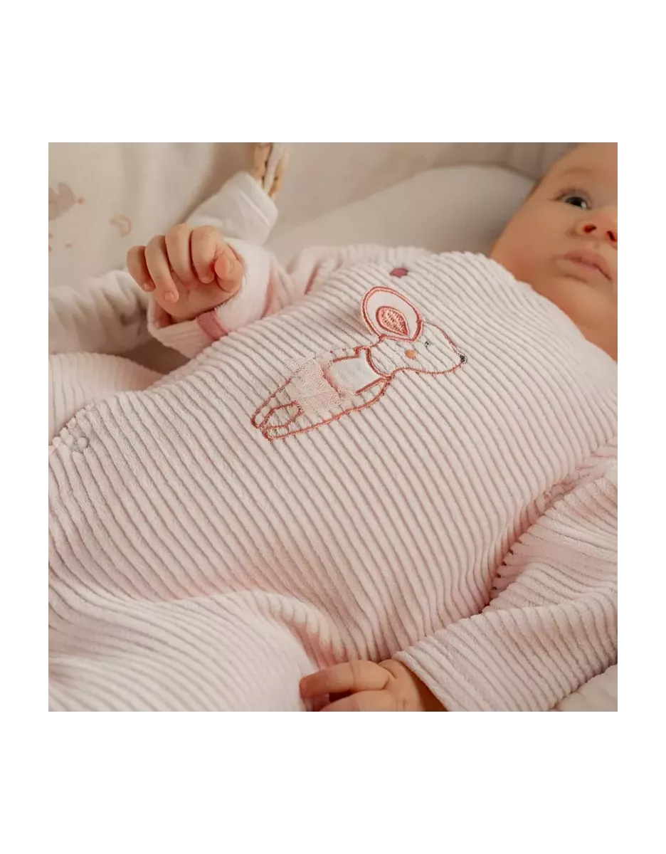 Pyjama bébé velours côtelé - souris - Noukie's