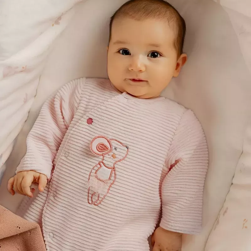 Pyjama bébé velours côtelé - souris - Noukie's