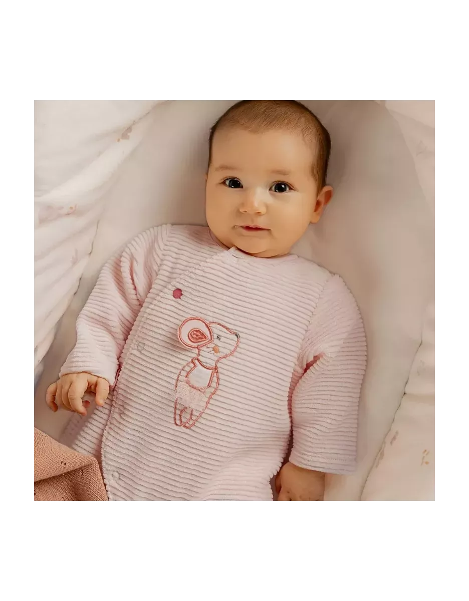 Pyjama bébé velours côtelé - souris - Noukie's