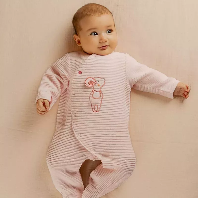 Pyjama bébé velours côtelé - souris - Noukie's
