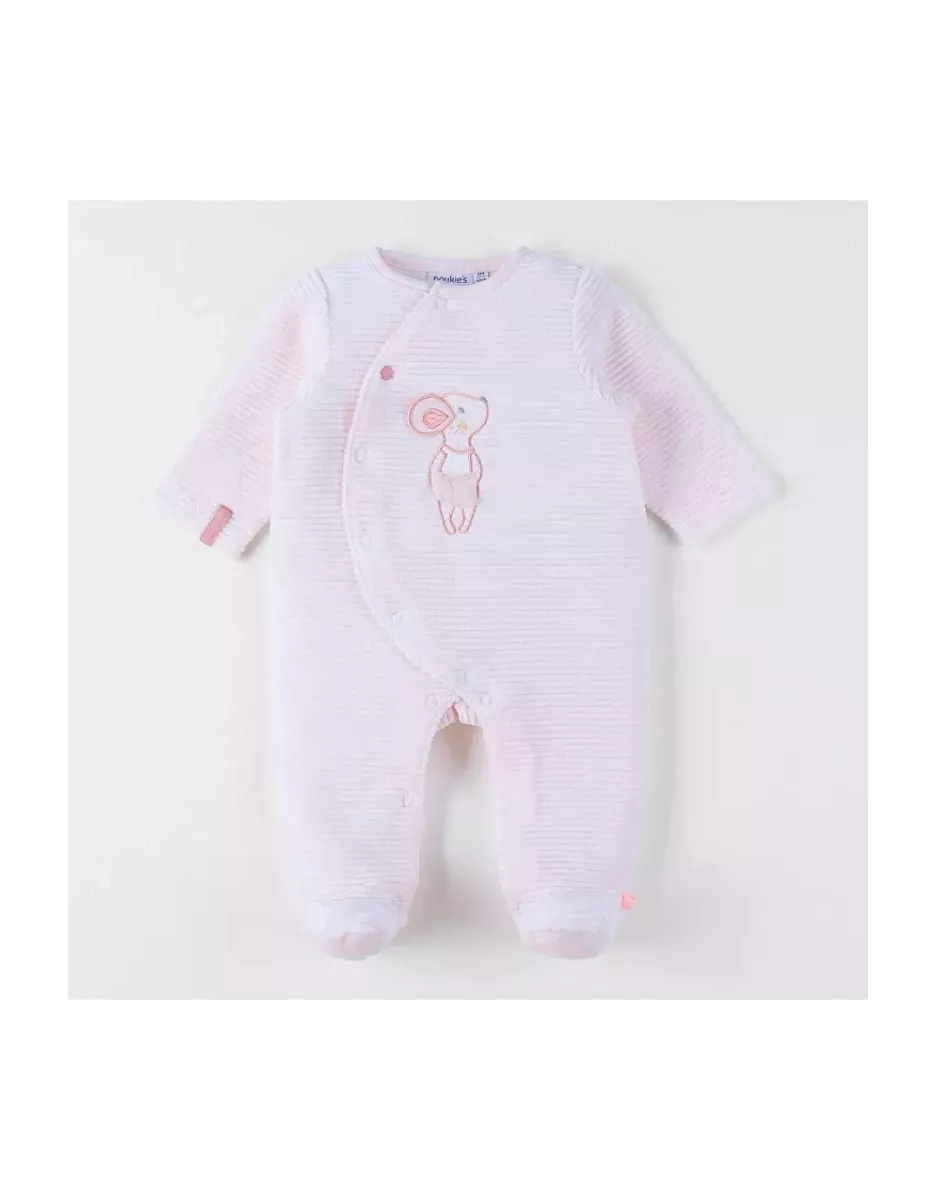 Pyjama bébé velours côtelé - souris - Noukie's