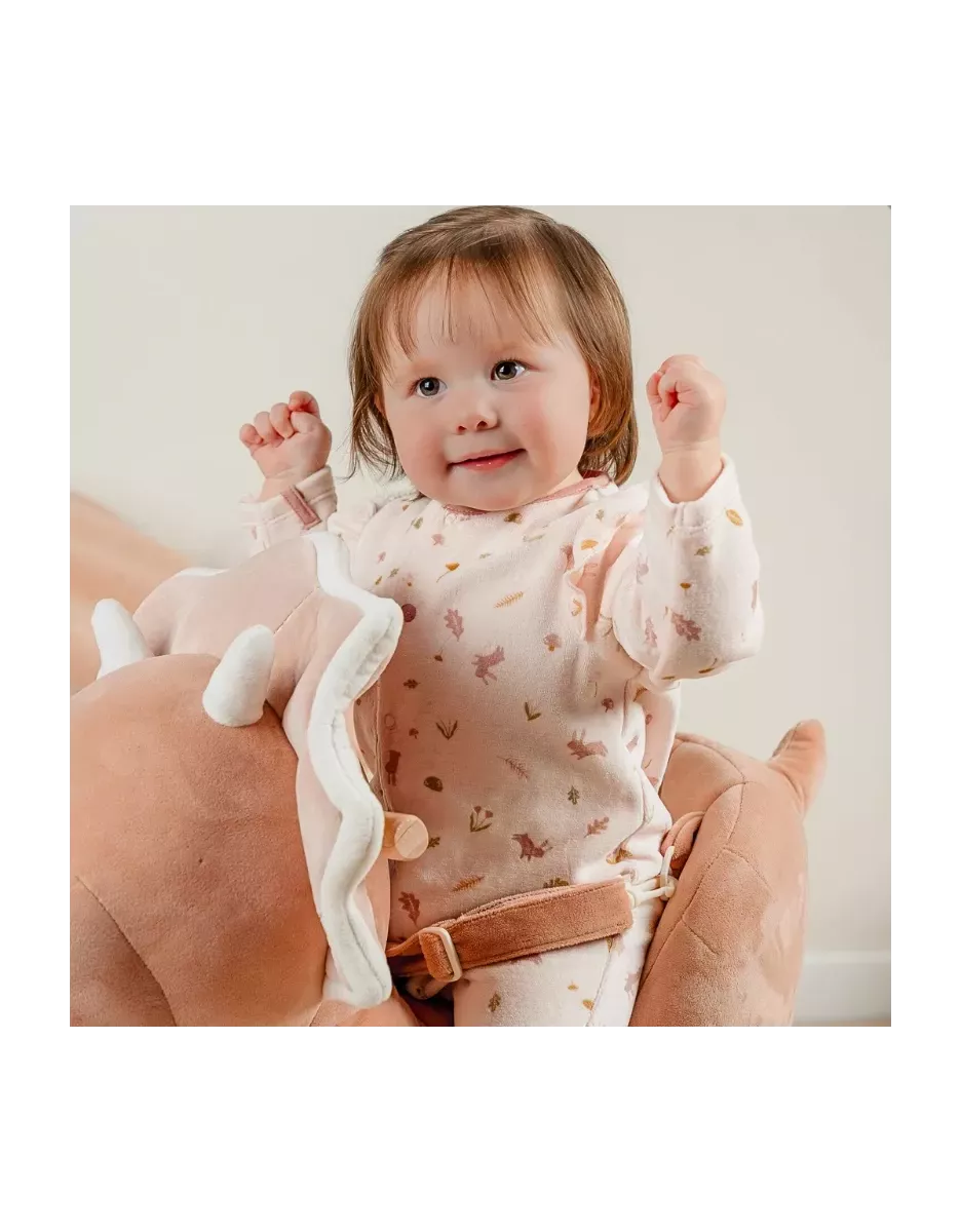 Pyjama bébé velours - volants automne - Noukie's