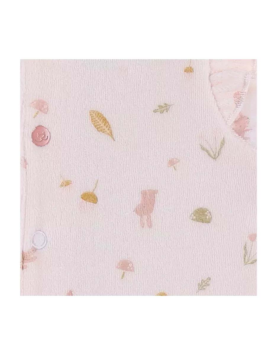 Pyjama bébé velours - volants automne - Noukie's