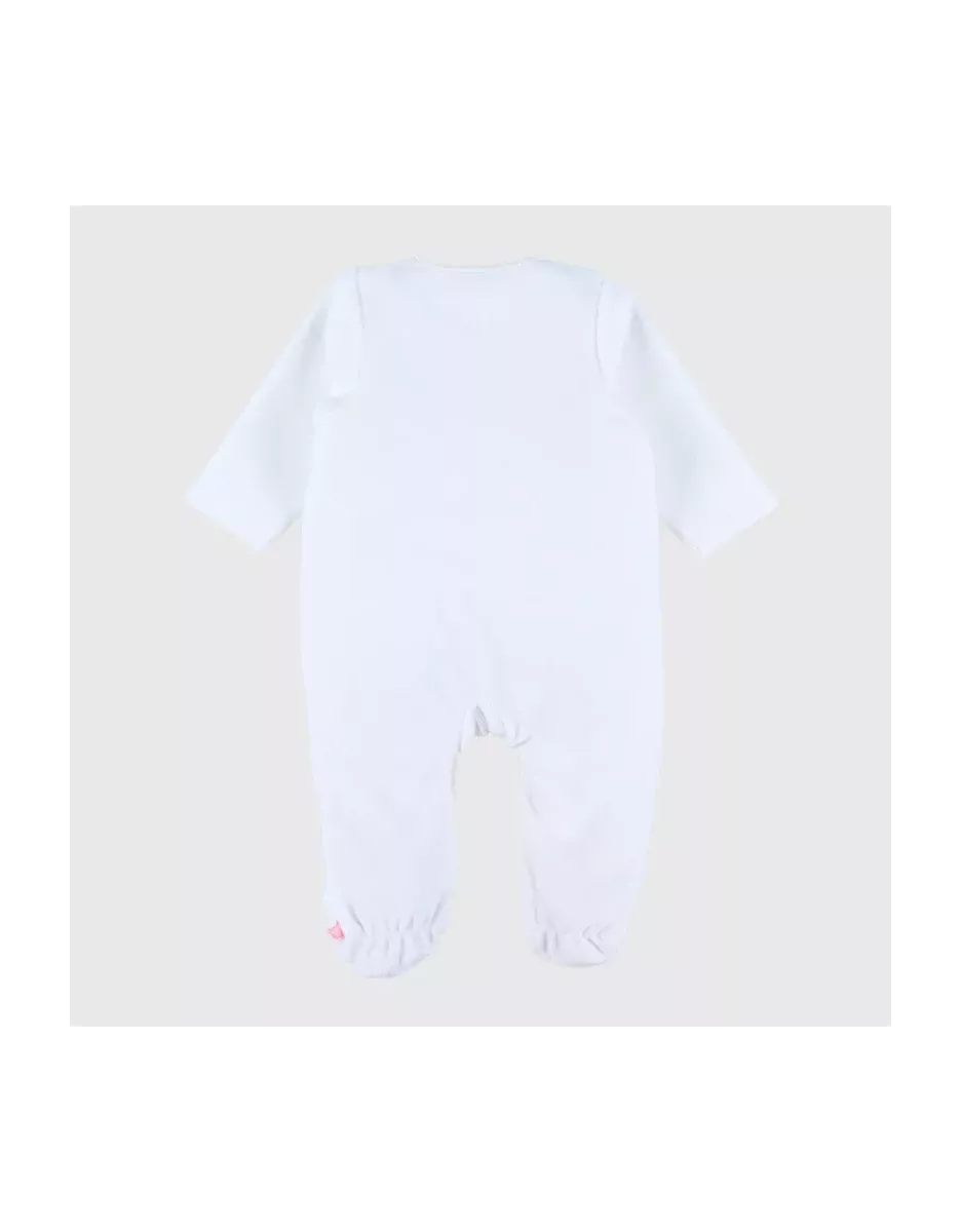 Pyjama bébé velours - lapin blanc - Noukie's
