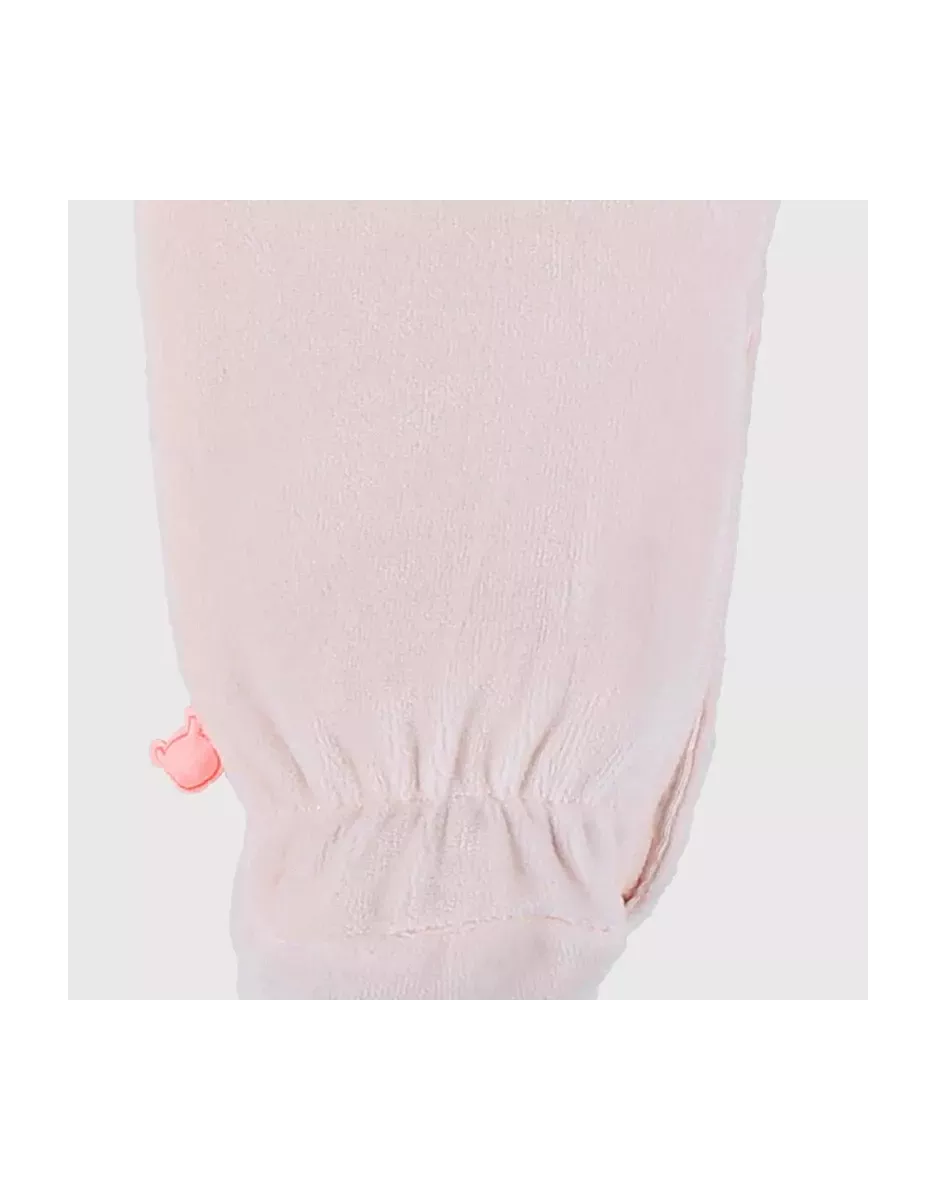 Pyjama bébé velours - lapin rose - Noukie's