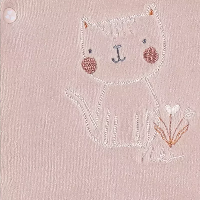 Pyjama bébé velours - chat - Noukie's