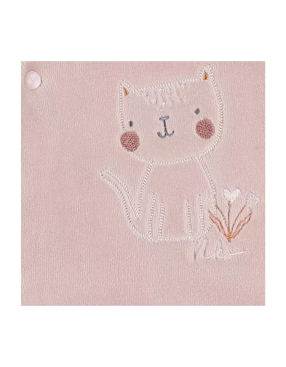 Pyjama bébé velours - chat - Noukie's