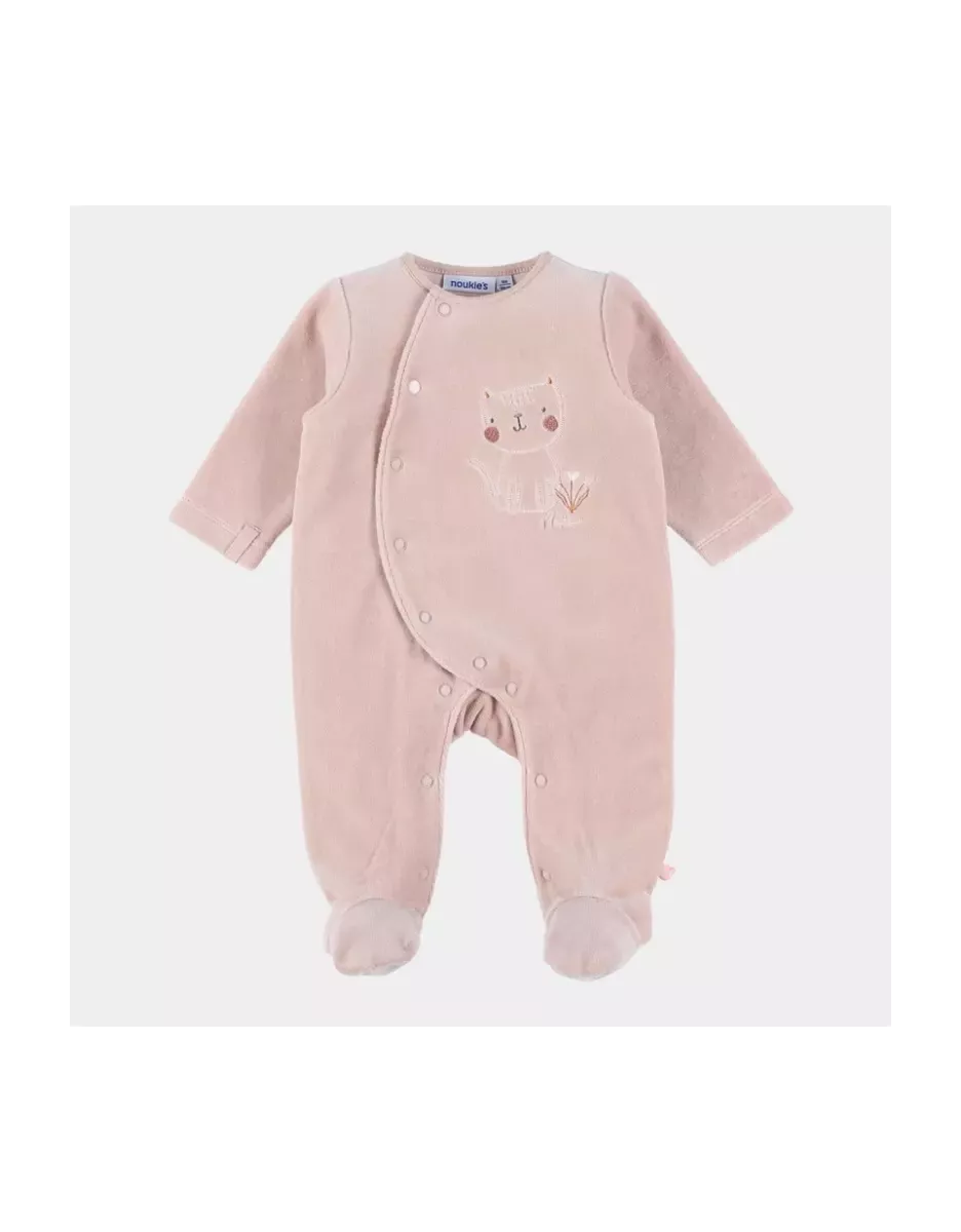 Pyjama bébé velours - chat - Noukie's