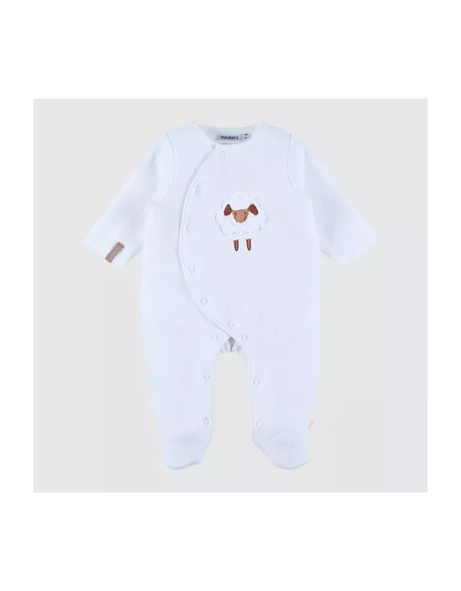 Pyjama bébé velours - mouton - Noukie's
