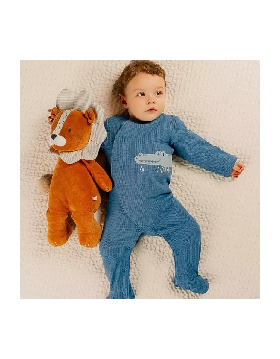 Pyjama bébé jersey gaufré - crocodile - Noukie's