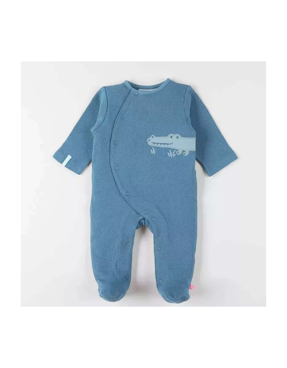 Pyjama bébé jersey gaufré - crocodile - Noukie's