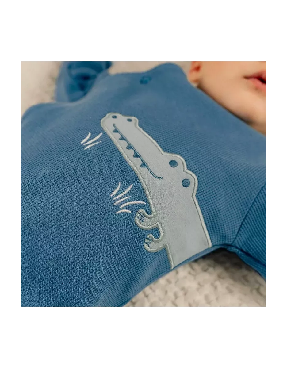 Pyjama bébé jersey gaufré - crocodile - Noukie's