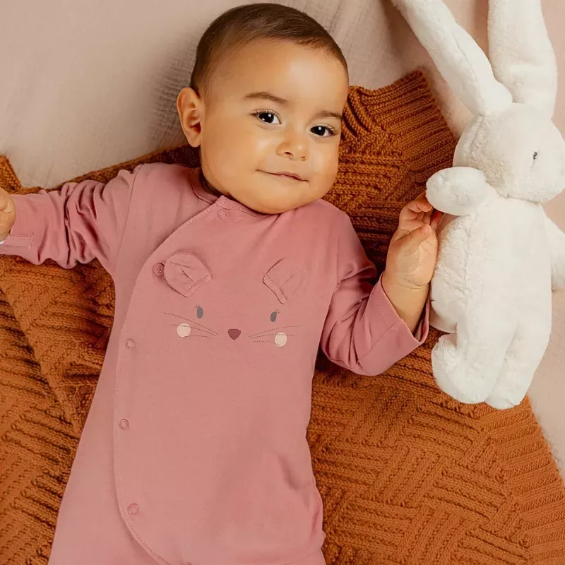Pyjama bébé jersey - souris - Noukie's