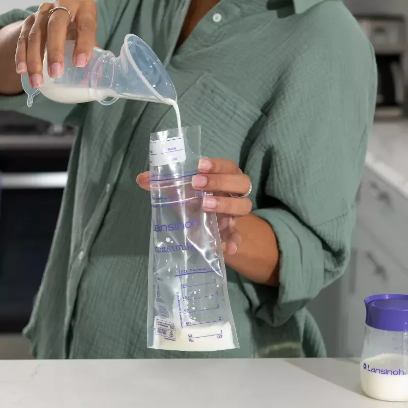 Recueil lait manuel silicone - Lansinoh