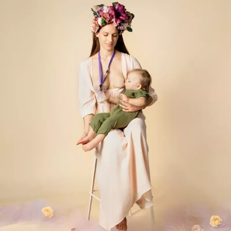 Recueil lait manuel silicone - Lansinoh