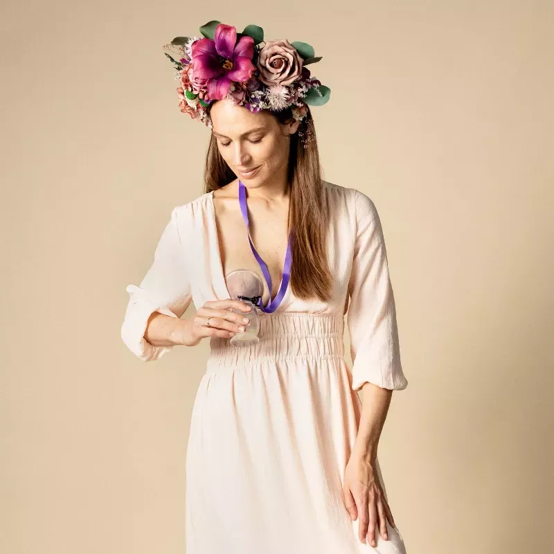 Recueil lait manuel silicone - Lansinoh