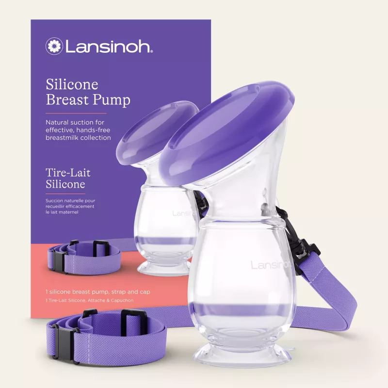 Recueil lait manuel silicone - Lansinoh