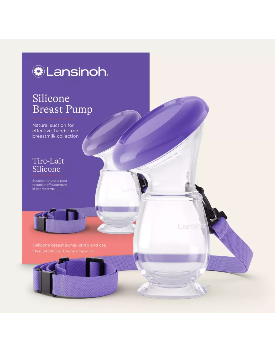 Recueil lait manuel silicone - Lansinoh