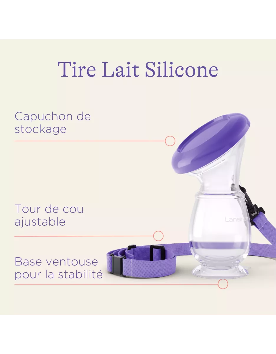 Recueil lait manuel silicone - Lansinoh